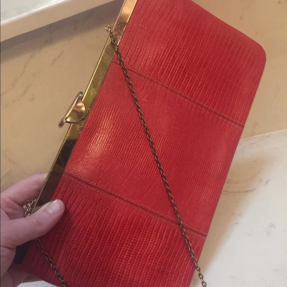 Red unique true vintage 1960s pinup bag♥️ - Picture 5 of 8
